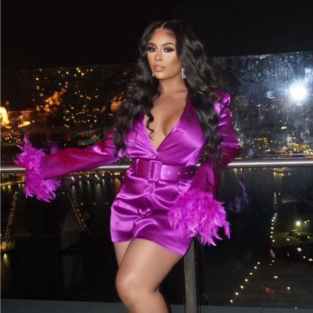 New with tags ( flawed)Bronx and Banco “Geisha”Satin Mini Dress - Au 8 US 4